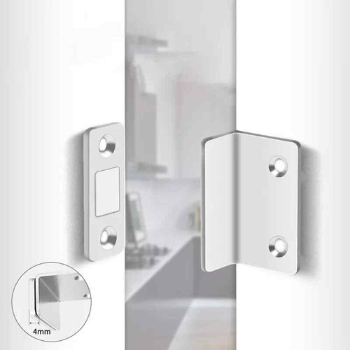2x Extrem Stark Schrank Tür Türmagnete Magnetschnäpper Möbelmagnet L Form - Bild 6 von 9