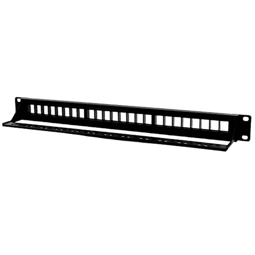 10Pc 24 Port Keystone Blank Patch Panel Plate Cat5 Cat5e Cat6 Cat6a RJ-45 19" 1U - Picture 4 of 5