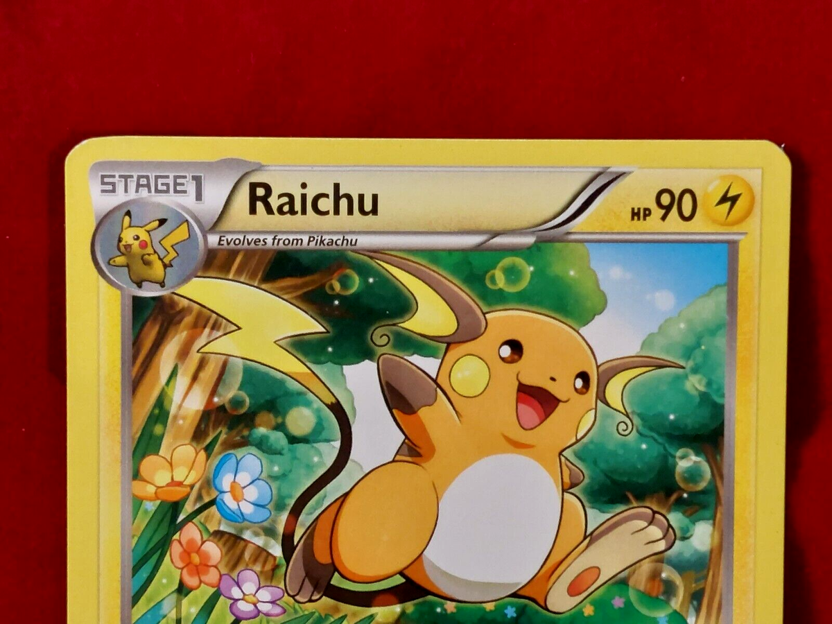 RAICHU non Holo POKEMON 2014 XY Furious Fists TCG Card# 28/111 LP