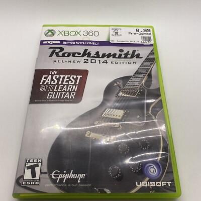 Rocksmith 2014 Edition (Microsoft Xbox 360, 2014) Tested And Working