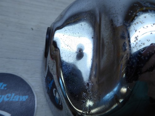 1971 Suzuki T500 Titan S527. chrome headlight bucket mount - Picture 2 of 7