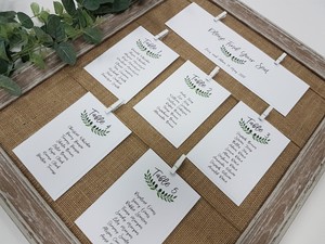 Personalised Wedding Table Seating Plan Name Place Cards Image Is Loading Personalised Wedding Table Seating Plan Name Place Cards