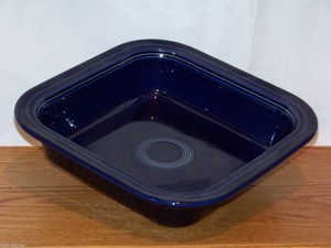 Fiesta-COBALT-Post-86-Square-Baking-Dish-Baker-1st-Quality