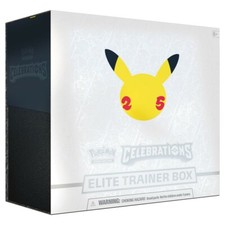 Pokemon Celebrations Elite Trainer Box 25th Anniversary - Brand New - Ships 10/8
