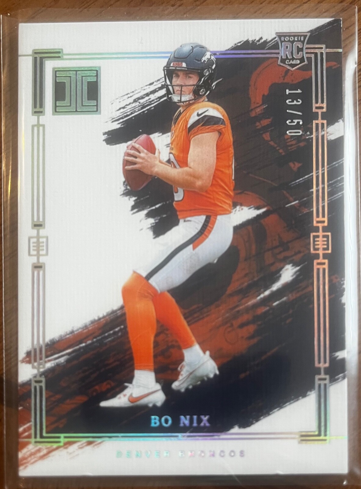 2024 Panini Impeccable - Rookies Bo Nix #76 Silver /50 (RC)