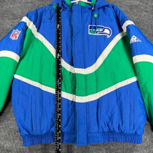 Vintage Seattle Seahawks NFL Pro Line Apex One Jacket Coat Full Zip Mens XL - Picture 15 of 22