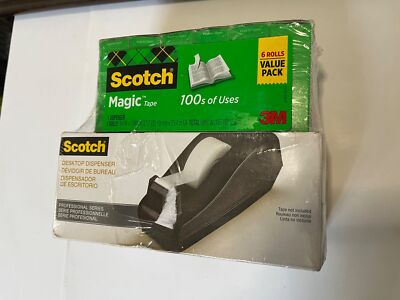 3M Scotch Deluxe Dispenser and Tape Value 6-Pack Tape