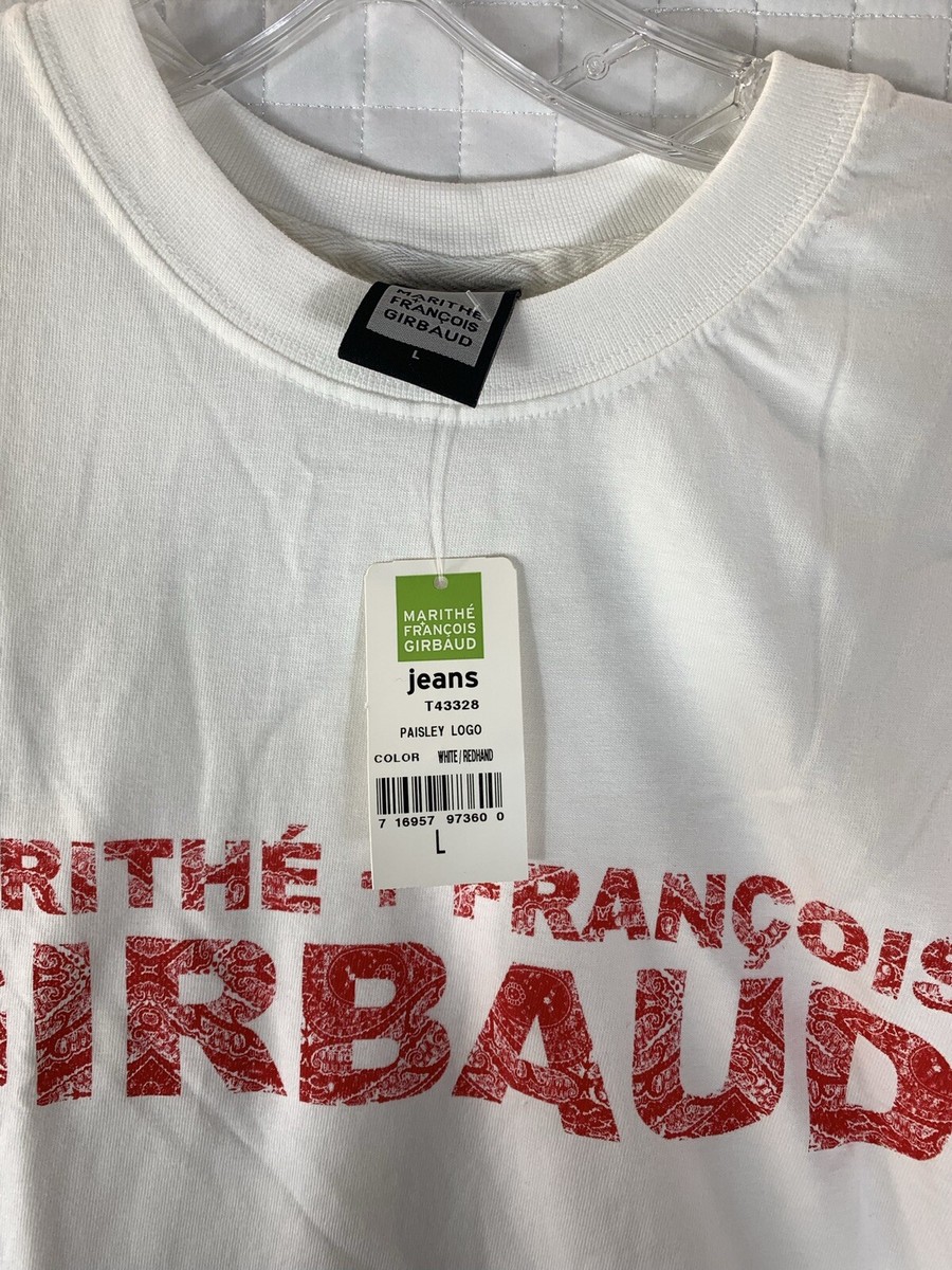 MARITHE FRANCOIS GIRBAUD VINTAGE 90'S Logo Print T Shirt MARITHE FRANCOIS GIRBAUD VINTAGE 90'S Logo Print T Shirt