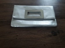 Borsa pochette pieghevole argento Redken 5th Ave NYC chiusura magnetica lotto di 4