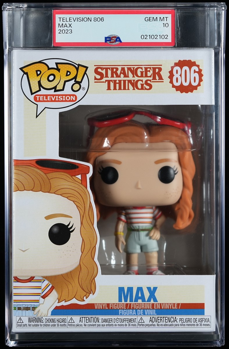 Max Television Stranger Things 806 Funko Pop! PSA 10 GEM MINT | eBay