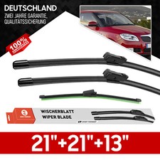 Scheibenwischer Vorne + Hinten Für SKODA FABIA II |542 | BJ 2007-2013 Wischer