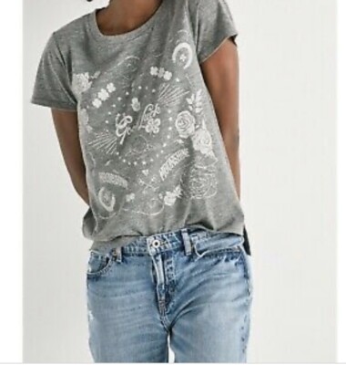 Hamsa Tee GOOD Luck MOONSHINE Gray 