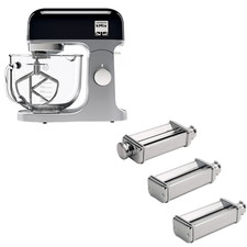 Kenwood 5L Kmix Stand Mixer Black & Pasta Expert Multipack