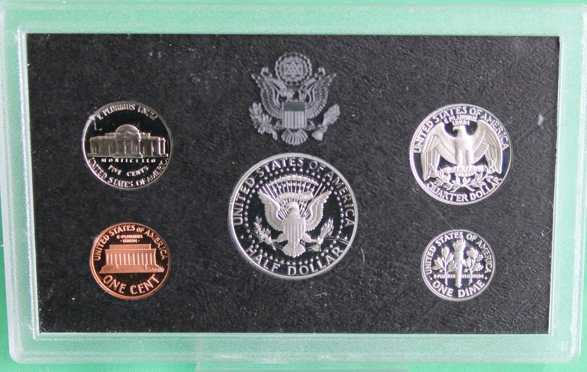 1992 United States Mint ANNUAL 5 Coin SILVER Proof Set