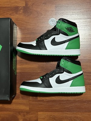 Size 9.5 - Air Jordan 1 Retro OG High Lucky Green for sale online  