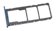 OEM HONOR 8A 2020 REPLACEMENT BLUE MICRO SD DUAL SIM CARD HOLDER TRAY