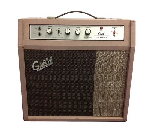 Amplificador combinado Guild Thunder 1 - 22,5" W; cubierta de vinilo negro hecha en EE. UU. (guil007) - Imagen 2 de 6