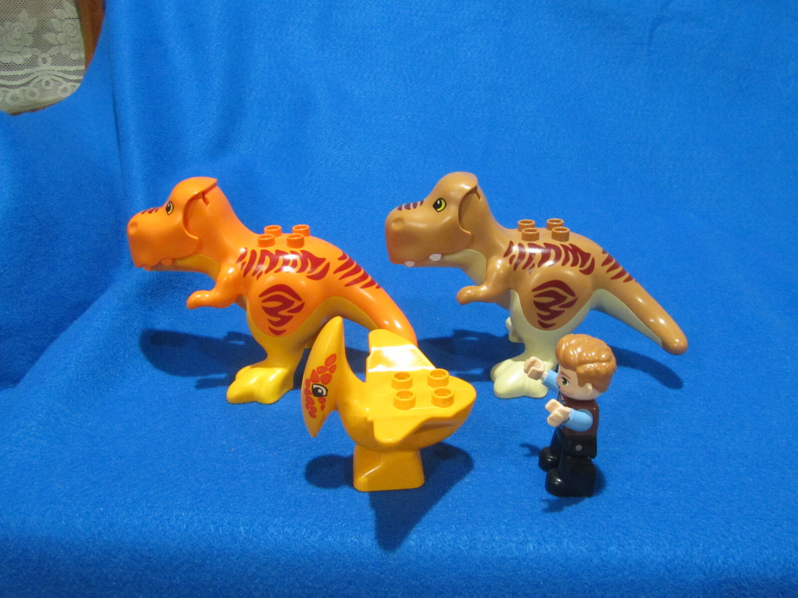 Lego Duplo Jurassic World 2 T Rex and Owen Dinosaur Replacement Parts