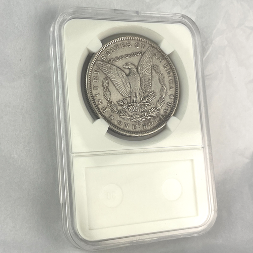 Set of (7) Morgan Silver Dollars - Various Years & Mints Slabbed - Picture 13 of 15
