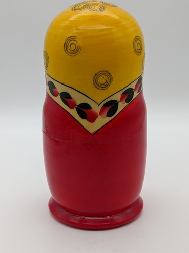 Tolle russische Geschenke 7 Stück Blumenmuster gestapelte Holzpuppen - 8 Zoll - kostenloser Versand - Bild 5 von 11