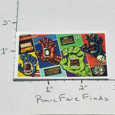 NEW‼ Santa Cruz Marvel Crossover Skateboard Vinyl Decal Sticker