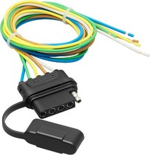 5-Way Flat Trailer Wiring Harness Female Plug Connector with 31 inch Wire Lead V