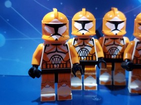 Lego Star Wars Clone Trooper Minifigure Lot of 5 Bomb Squad Phase 1 Army Builder