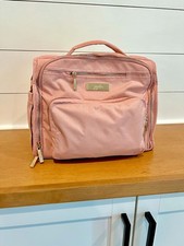 JuJuBe Blush BFF Diaper Bag Changing Pad Paci Pod and 4 Piece Clutch Purse Set