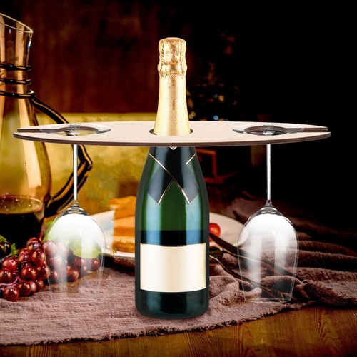 3 Stück Weinständer für Wand Glas Halter Arbeitsplatte Weinregal Dekoration - Bild 6 von 12