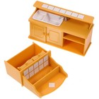 2pcs Mini House Möbeltisch Kunststoff Mini Tisch für Heimdekoration DIY -Tisch