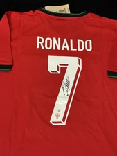 Cristiano Ronaldo Signed Portugal Pro Style Soccer Jersey COA