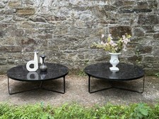 Pair Of Large Marble Coffee Tables