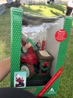 Holiday Creations 1993 Musical Holiday Scene Santa Reading Letters box Pls Read — photo 5