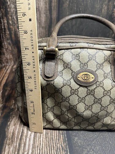 GUCCI Handtasche GG Supreme Interlocking aus Japan Gucci Needs TLC - Bild 10 von 16