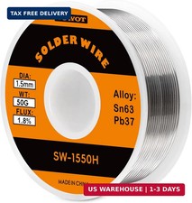 TOWOT 63-37 High Purity Tin Lead Rosin Core Solder Wire for Electrical Soldering
