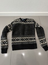 Vintage Polo Ralph Lauren Sweater HAND KNIT 100 Merino Wool Skier Size LG