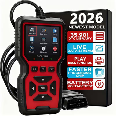 OBD2 Diagnosescanner V519 Full Car Diagnose Codeleser & Clear Faults Tool