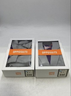 Opposuits Boys Groovy Gray Blazer Pants & Tie 3 Piece Suit Set Size 14Y Lot Of 2