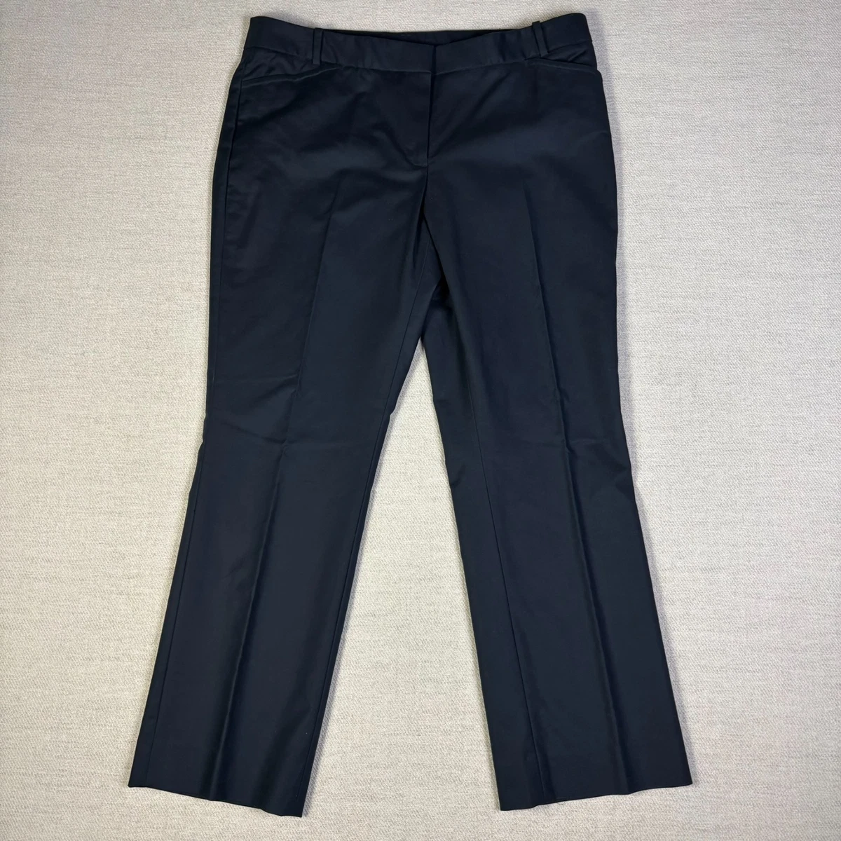 Pantalon Brooks Brothers Femme Taille 6 En Laine Noire - Preppy, Bureau, Entièrement Doublé