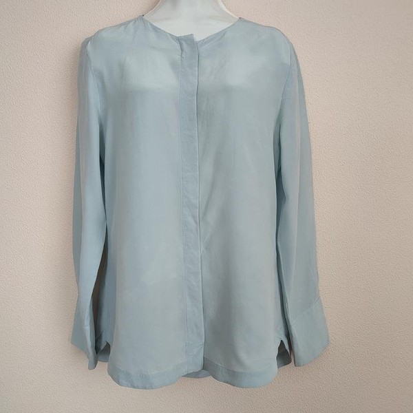 Women Maria Gueixa Shirt Blue Silk 36