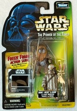 Star Wars Power Of The Force Ewoks Wicket & Logray 3.75  Figures 1997 Hasbro New