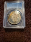 1880-S Rainbow toned Morgan Silver Dollar PCGS MS-66 MS66