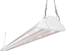 4Ft LED Grow Light, 60W Equivalent, Full Spectrum for Indoor Plants with Switch