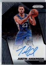 2017-18 Panini Prizm #SG-JA Justin Anderson Signatures