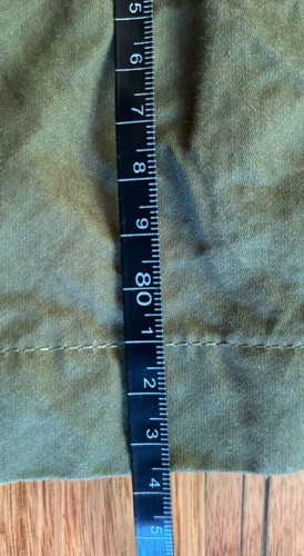Alpha 60 Ladies Pants Size S Small Khaki Green Structured Extra Wide Leg Crop - Picture 15 of 15
