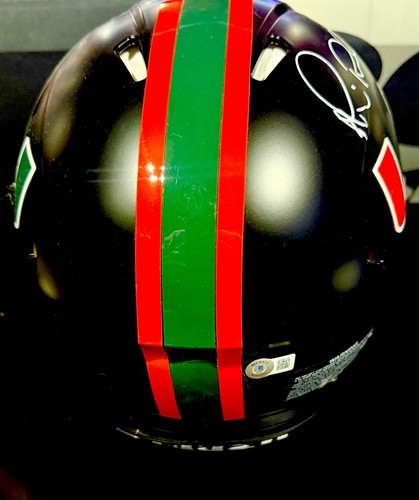 Michael Irvin Signed Full Size AUTHENTIC Helmet Hurricanes Cowboys Beckett Cert - Picture 2 of 2
