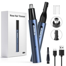 5-in-1 Rechargeable USB Nose Ear Hair Trimmer for Men Women Easy Cleansing