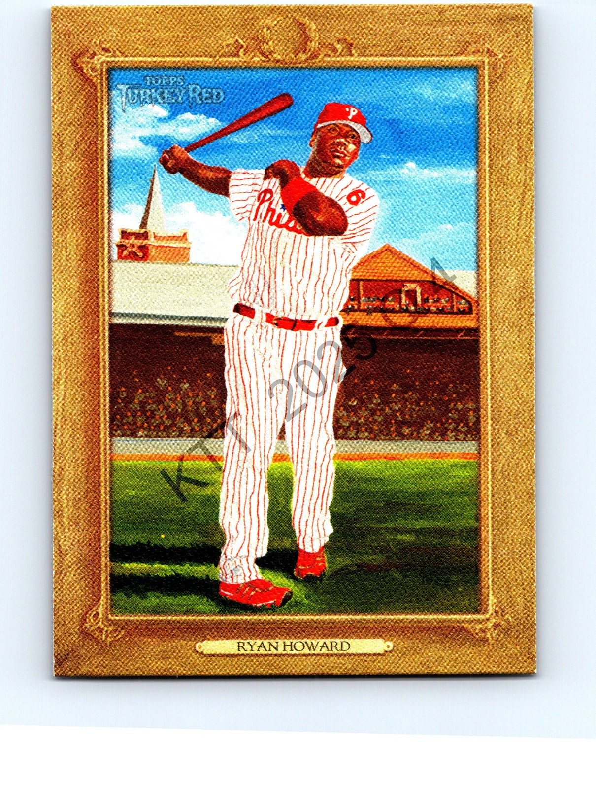 Ryan Howard #1 Philadelphia Phillies 2007 Topps Turkey Red Near Mint or Better