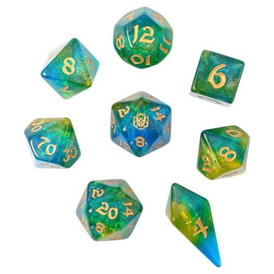 HYO2021 Hymgho Premium Gaming Dice: 8-Set Wyrmforged: Eye of Newt