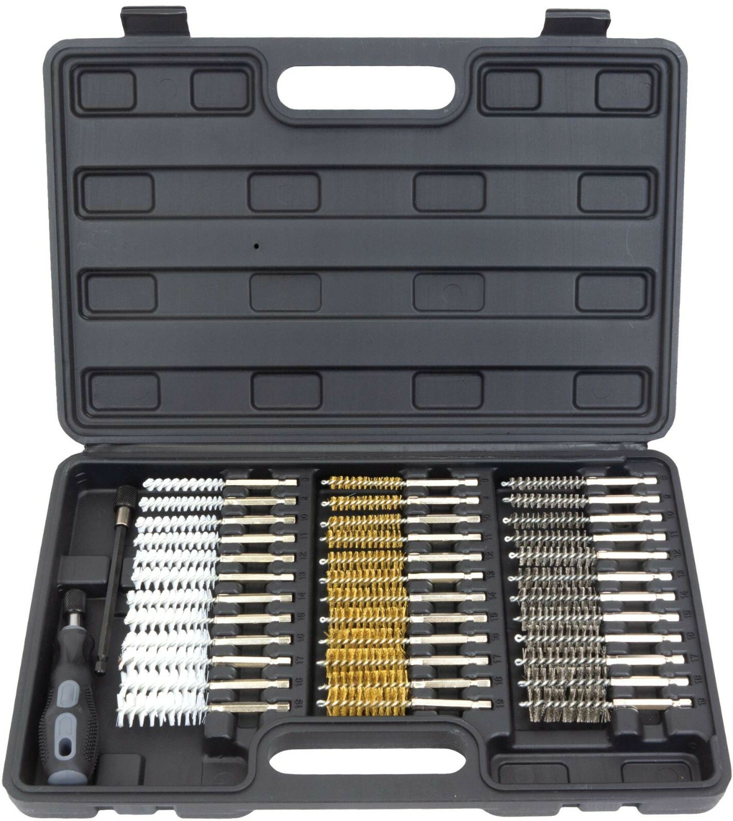 Welzh Werkzeug 38pc Cleaning & Decarbonising Brush Set For Injectors & Glow Plug